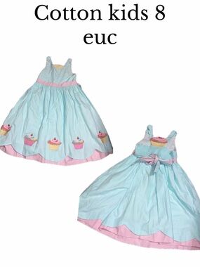 Cotton kids size 8 cupcake dress